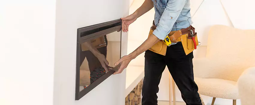 Metal Fireplace Installation in Castaic, California