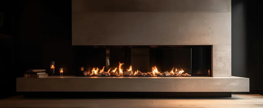 Gas Fireplace Ember Bed Design Services in Castaic, California