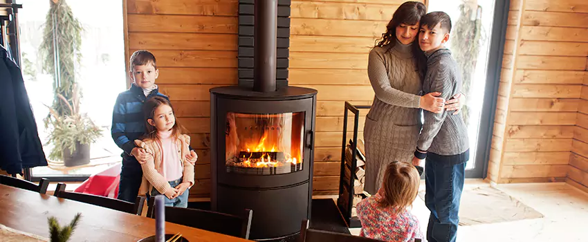Morso Cast Iron Fireplace Insert Installation in Castaic, California